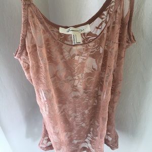 Brand New Forever 21 Small Rose Lace Tank Top